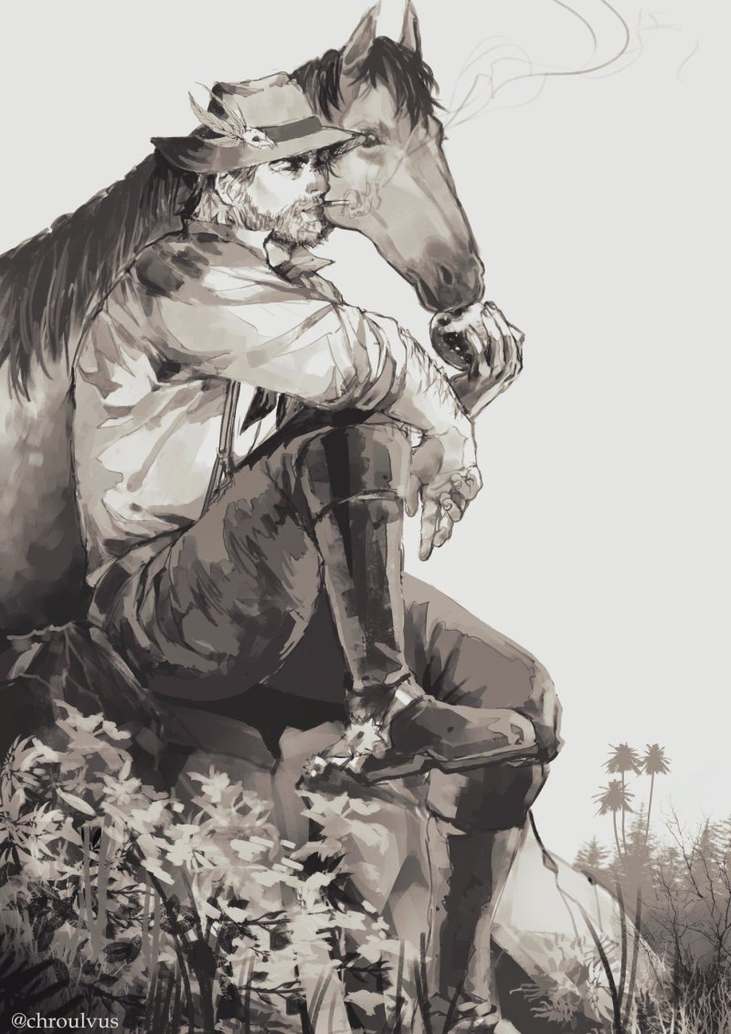 Red dead redemption art