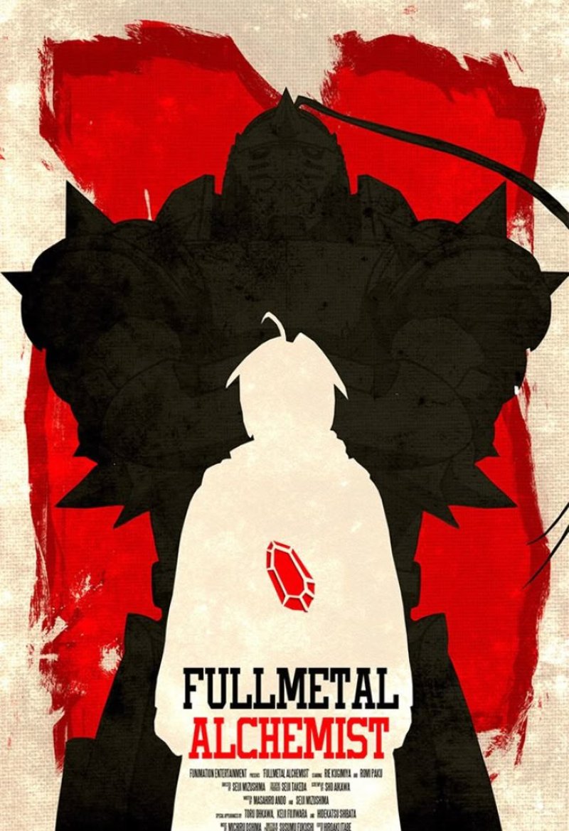 Fullmetal alchemist плакат