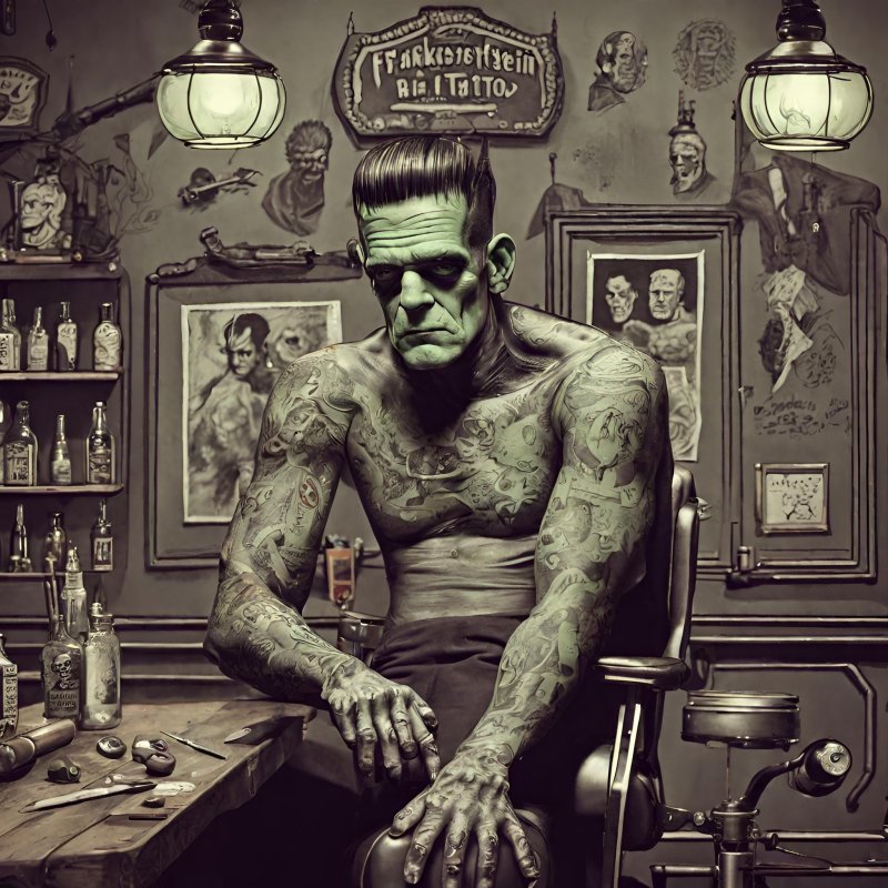 Psychobilly frankenstein