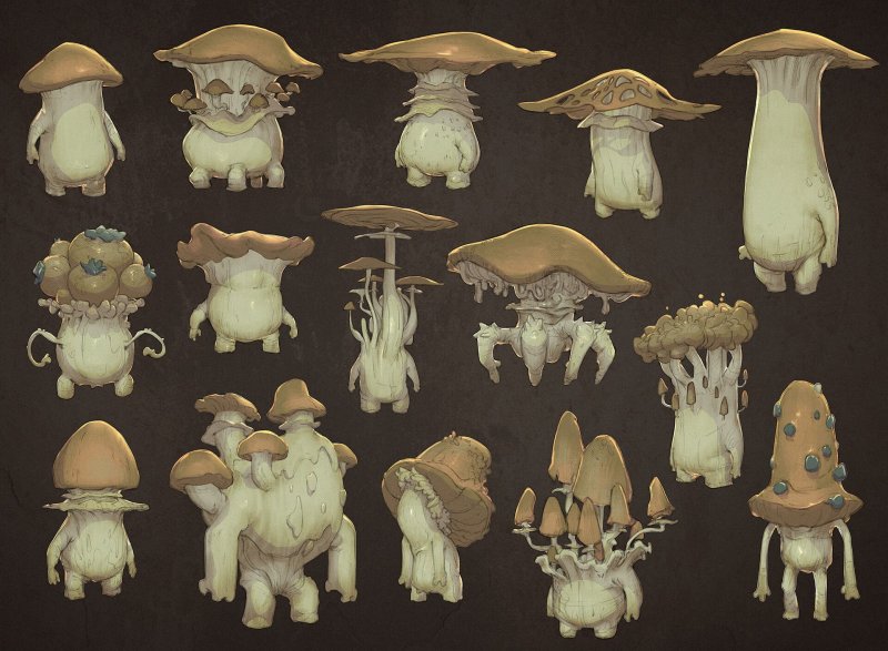 Mushroom art