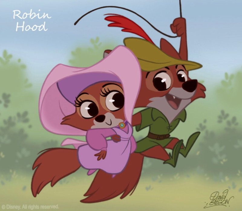 Robin hood and maid marian