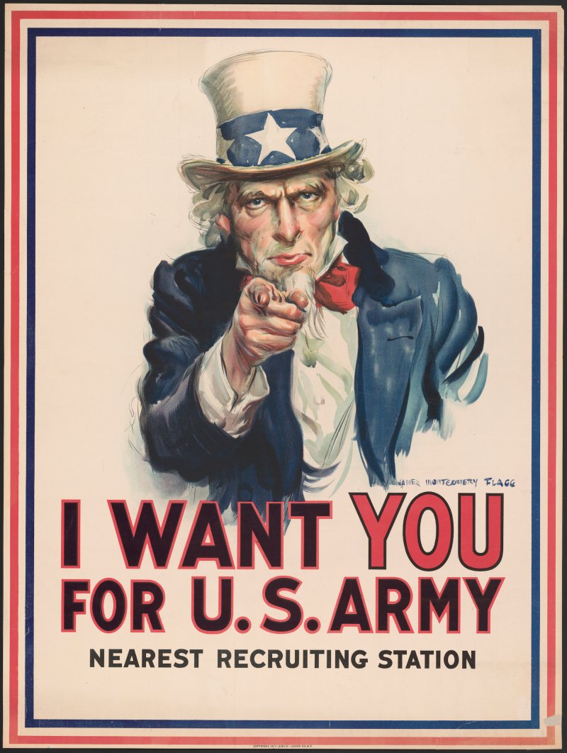 I want you for u s army