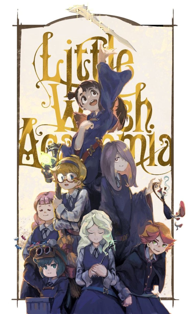 Little witch academia обложка