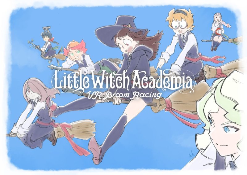 Little witch academia vr broom racing