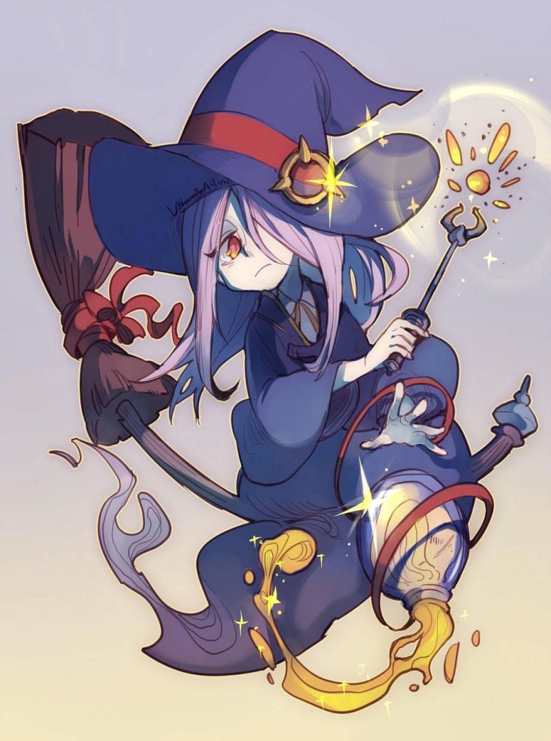 Little witch academia арт