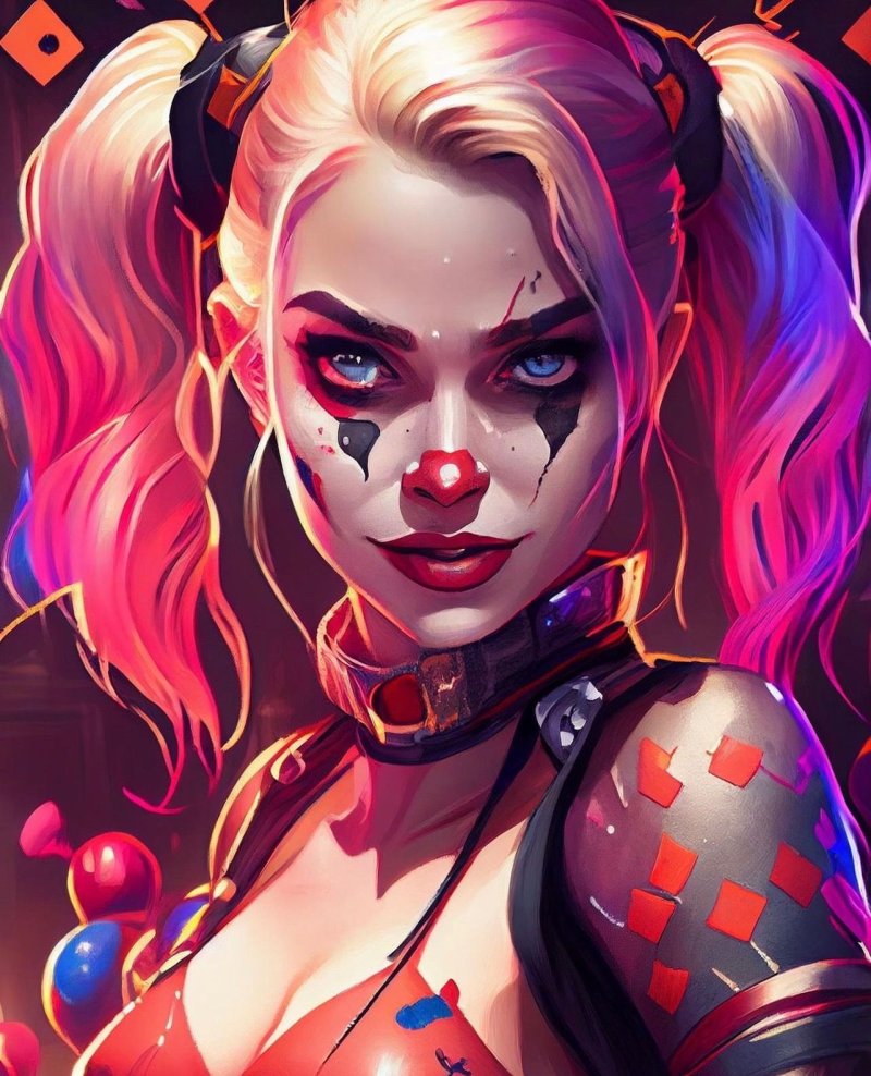 Harley quinn art