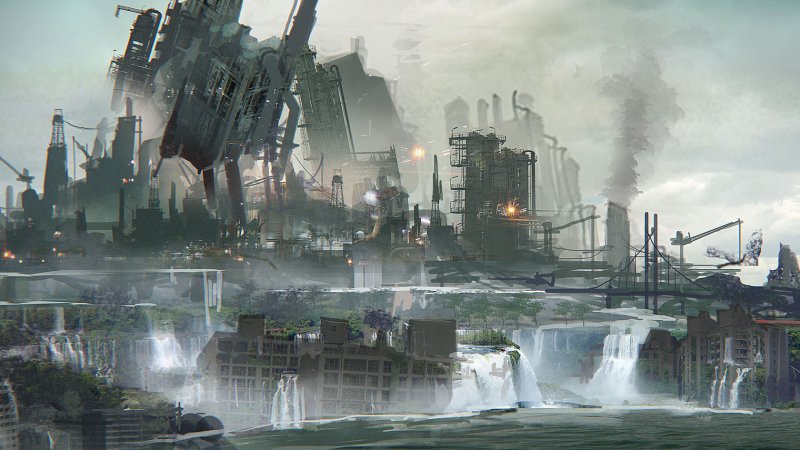 Nier city ruins