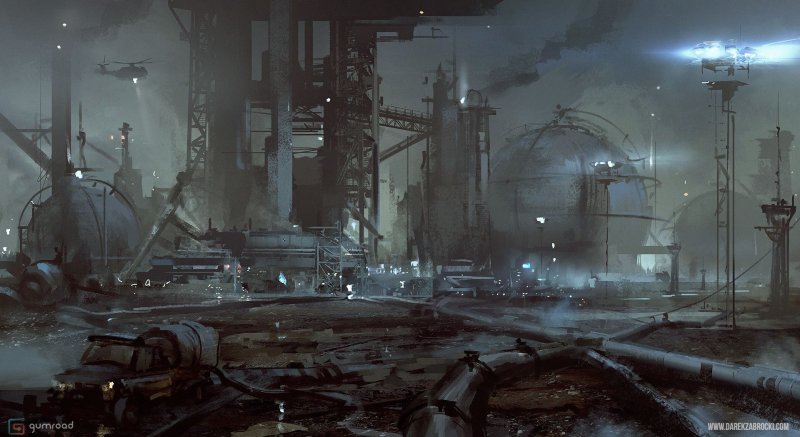 Sci fi concept art