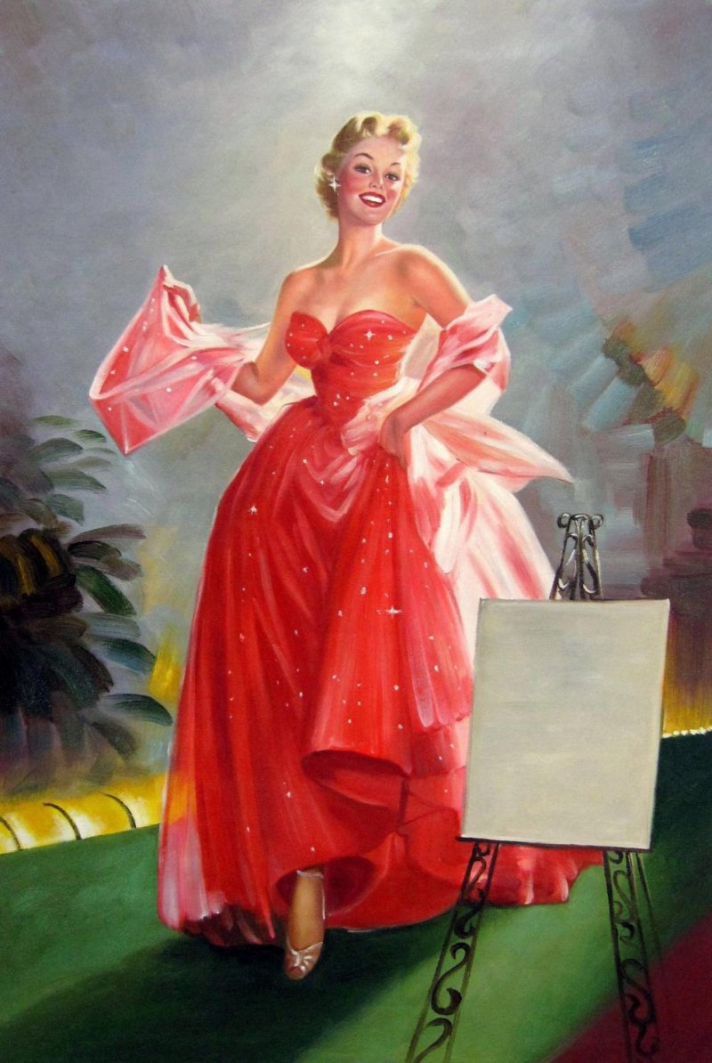 Художник джил элвгрен gil elvgren