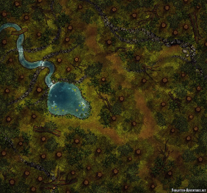 Swamp battle map