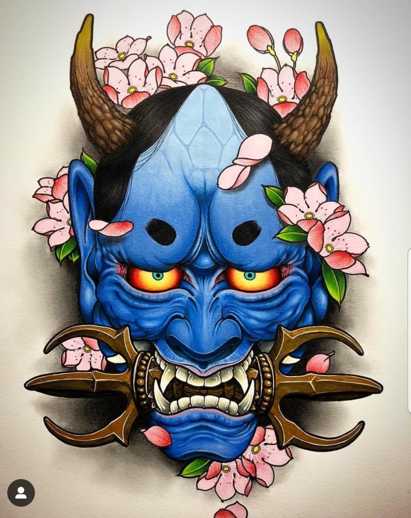 Hannya японский демон