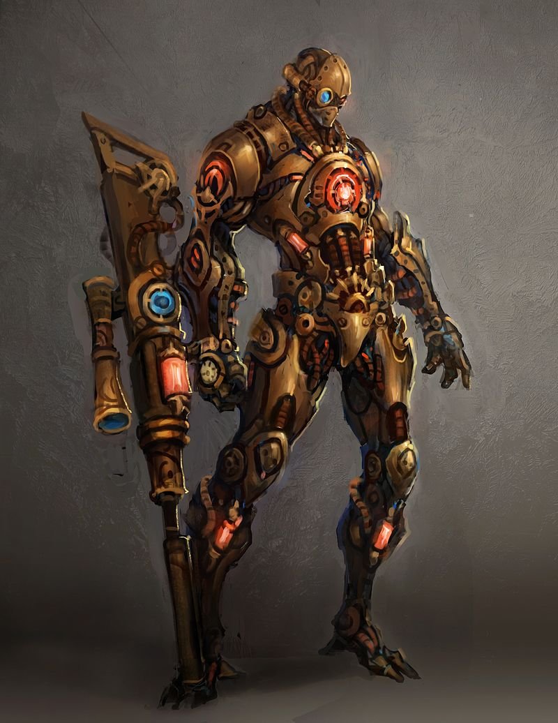 Steampunk киборг