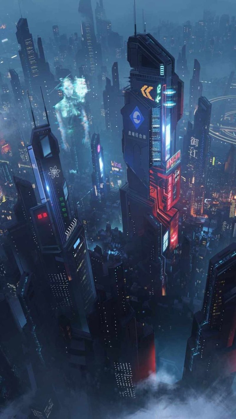 Cyberpunk city