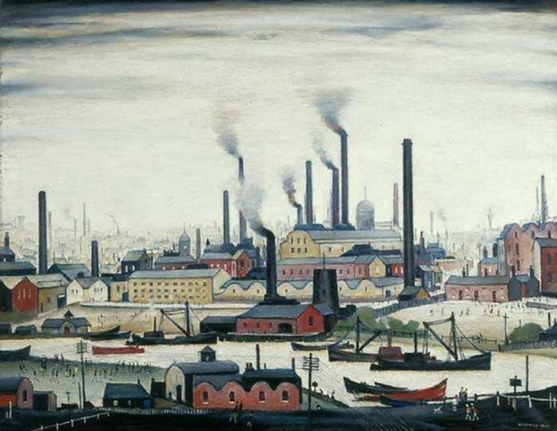 Лоуренс стивен лаури industrial landscape