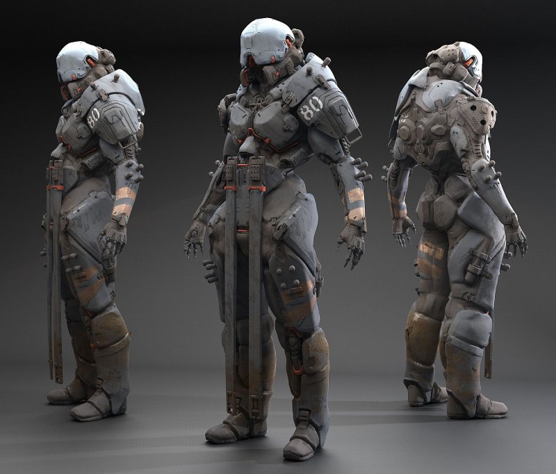 Sci fi armor