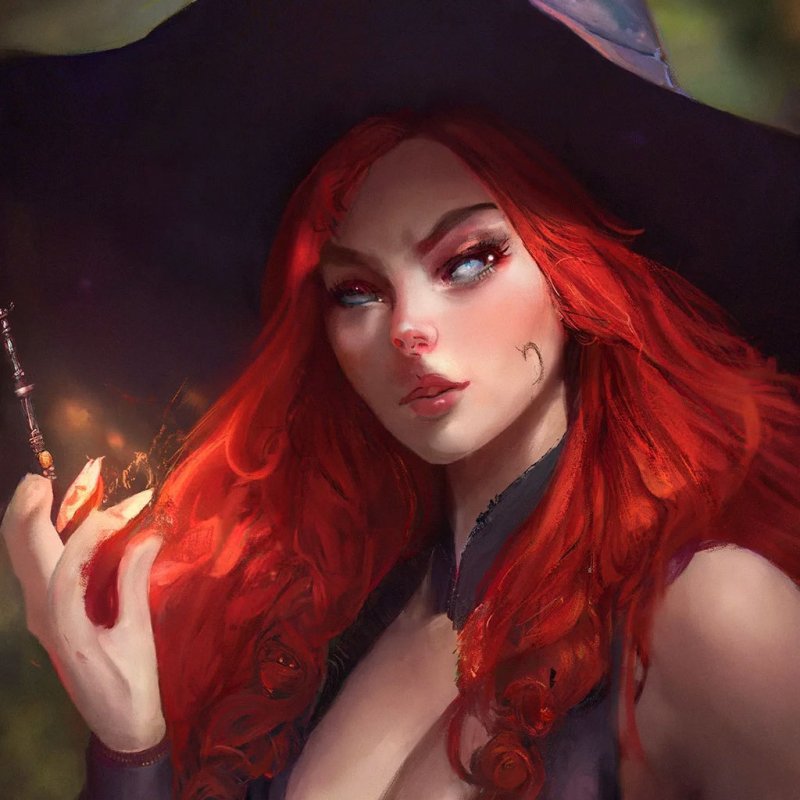 Red haired witch