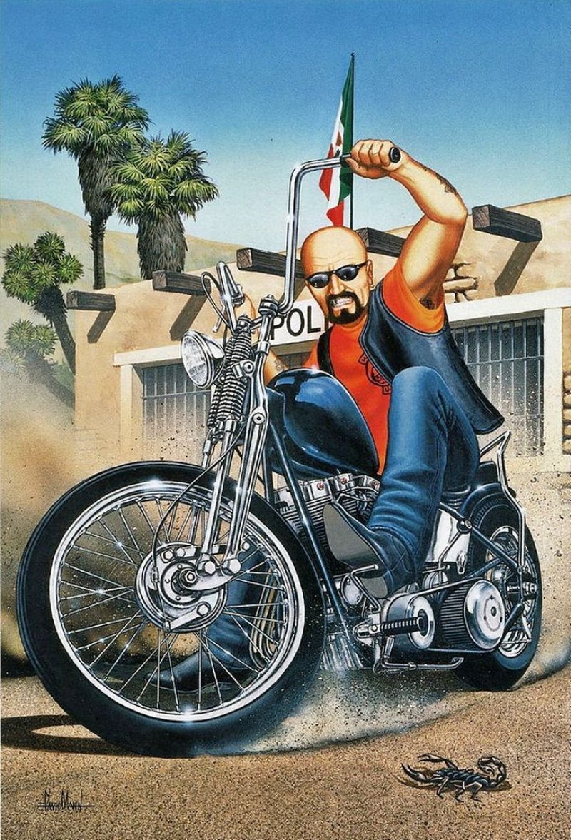 David mann и харлей дэвидсон