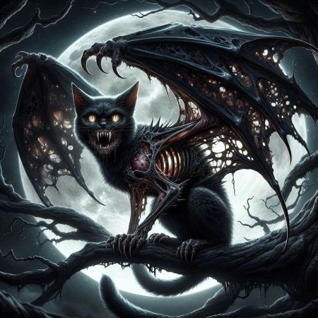 Фамильяр летучая мышь арт