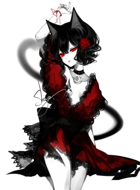 By sheya черная неко