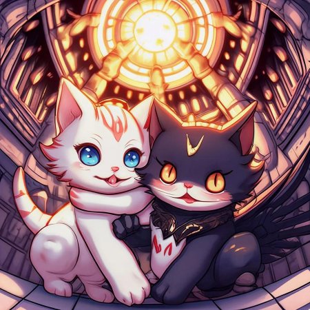 Аниме кошка