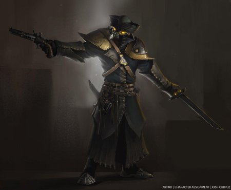 Чумной доктор steampunk арт
