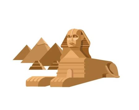 Египетские пирамиды сфинкс вектор