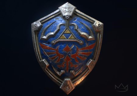 Hylian shield арт