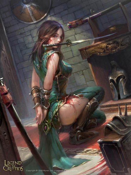 Legend of the cryptids девушки некроманты