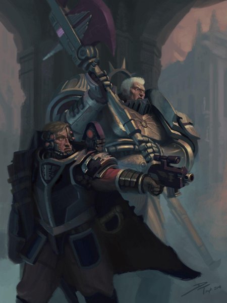 Warhammer 40k inquisitor art