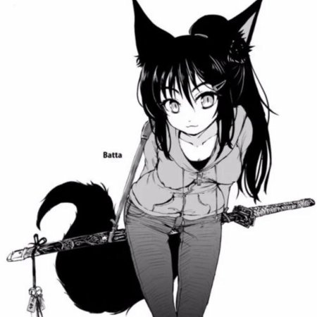 Девушка кошечка