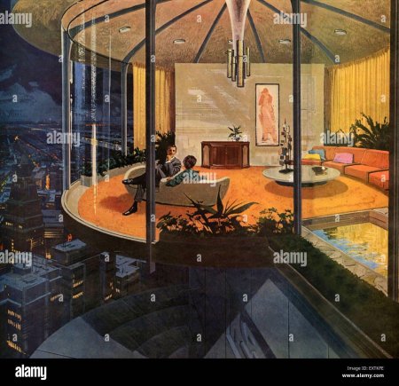 Ретрофутуризм mid century modern