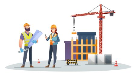 Строители вектор