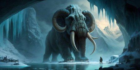 Ice age mammoth