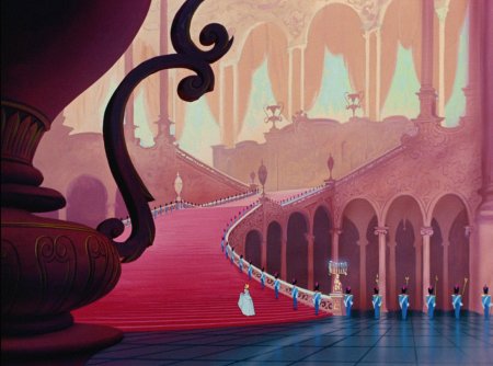 Золушка disney мультфильм замок