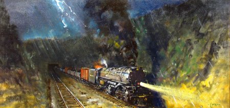 Художник terence cuneo паровозы