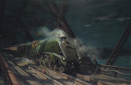 Художник terence cuneo паровозы