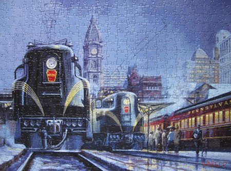 , david tutwiler поезда в живописи