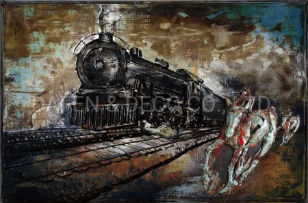 Паровозы художник алексей капчиков.