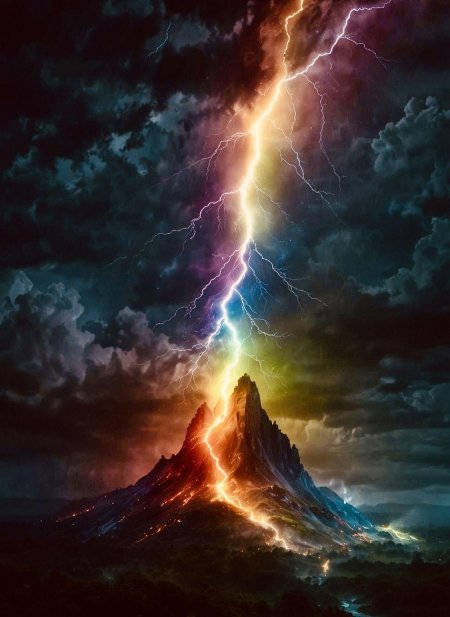 Lightning storm