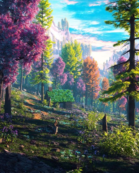 Digital art природа