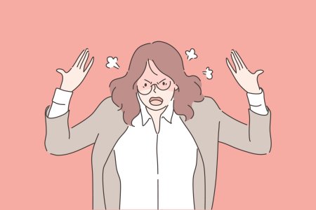Стресс иллюстрации