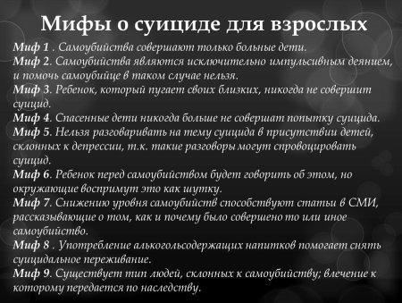 Способы суицида