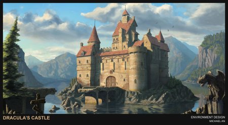 Замок fantasy castle