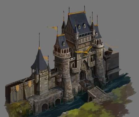 Medieval castle замок