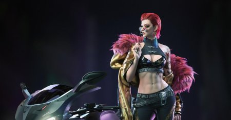 Cyberpunk 2077 байкер