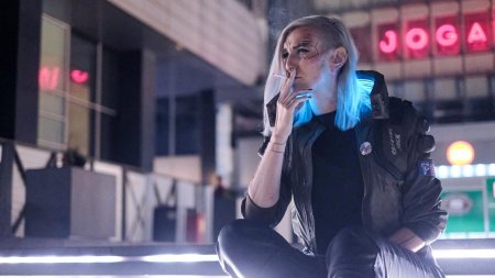 Киберпанк 2077 косплей