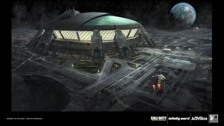 Space colony концепт арт