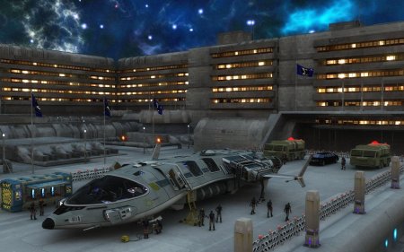 Космопорт sci fi