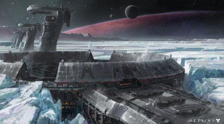 Космическая база sci fi концепт