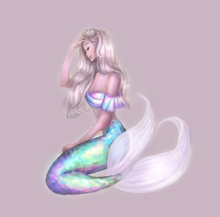 Рисунки русалка